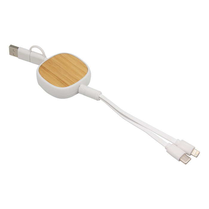 Regalo corporativo Cable retráctil de carga "Conny"