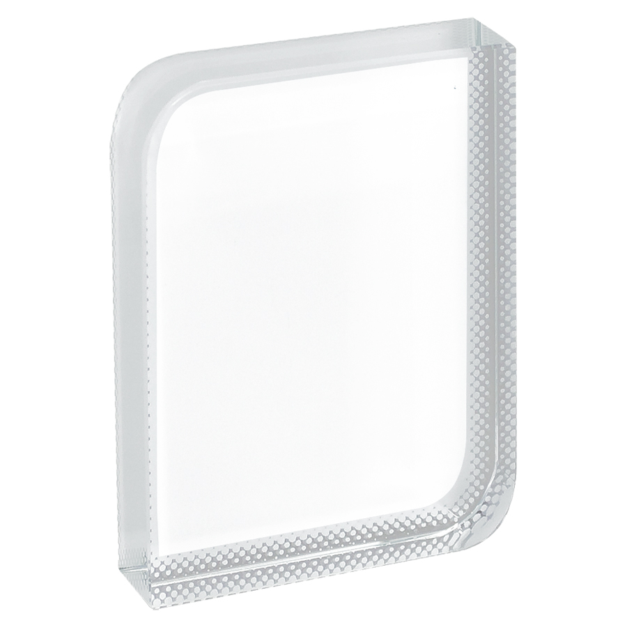 Regalo Corporativo Mini-Trofeo Galvano Cristal Sublimación