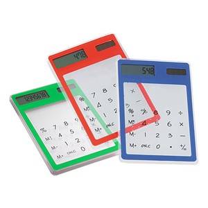 Regalo corporativo Calculadora Solar Traslucida