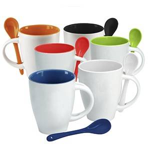 Regalo corporativo Tazón con Cuchara y color interior