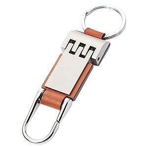 Regalo corporativo Llavero Metal Cuero