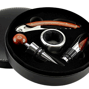 Regalo Corporativo Set de Vino Premium Negro