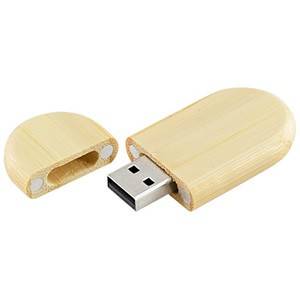 Regalo corporativo Pendrive Bambu en caja