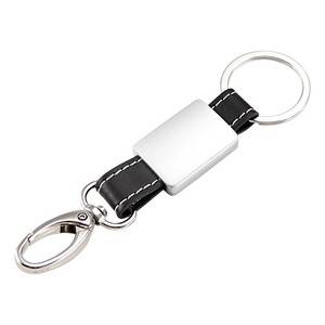 Regalo corporativo Llavero Metal-Cuero Technic