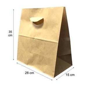 Regalo corporativo  Saco kraft delivery 28x35x15