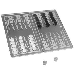 Regalo corporativo Backgammon de Aluminio