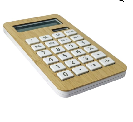 Regalo corporativo Calculadora Solar 10 dígitos Bamboo