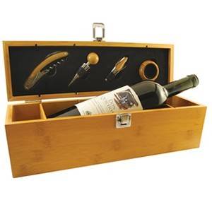 Regalo corporativo Set de vino grande Bamboo 