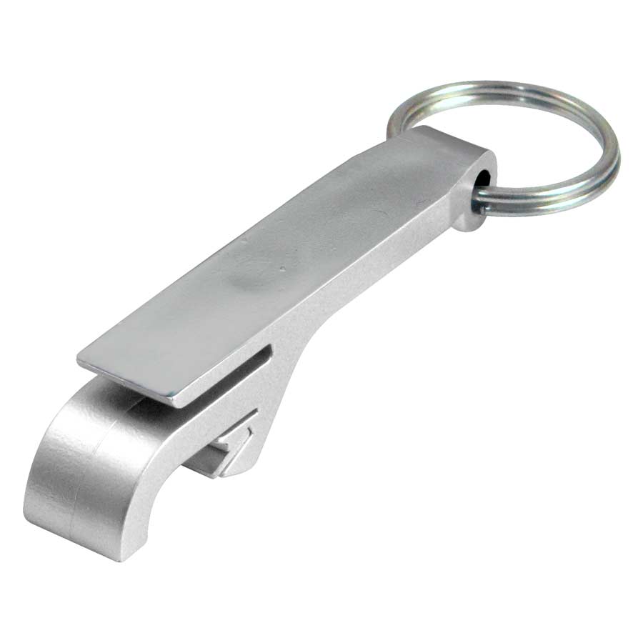 Regalo Corporativo Llavero-Destapador Plateado