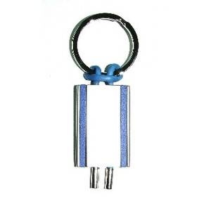 Regalo Corporativo Llavero metal Blue