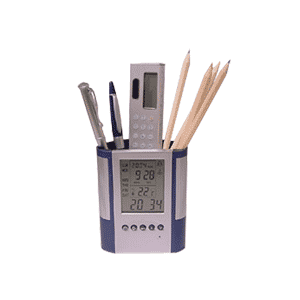 Regalo corporativo Portalápices / Reloj Multifunción
