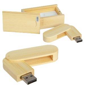 Regalo corporativo Pendrive 64GB de Bamboo