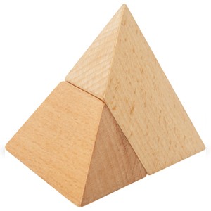Regalo corporativo Triangulo Madera