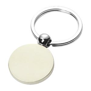 Regalo corporativo Llavero Metálico Redondo Plano