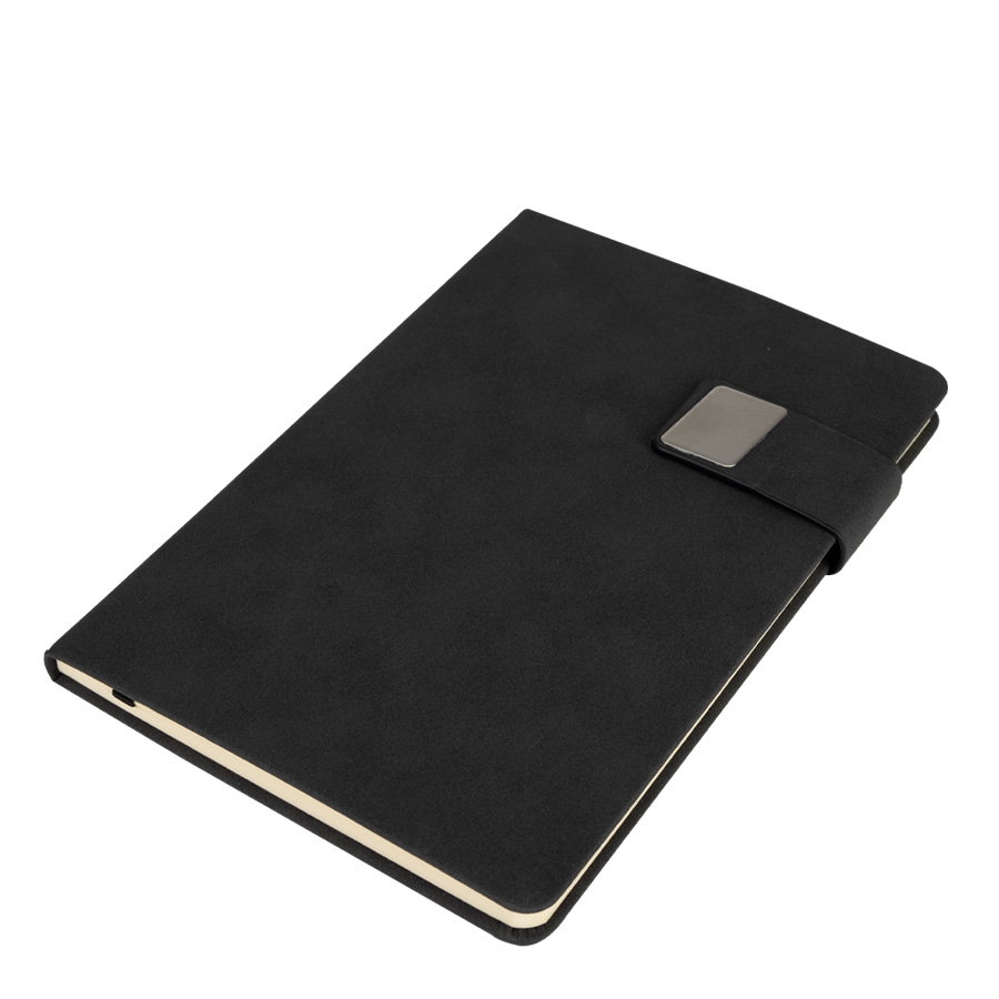 Regalo corporativo Cuaderno Deluxe simil cuero con iman