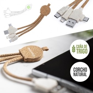 Regalo corporativo Multicargador ecologico Nature