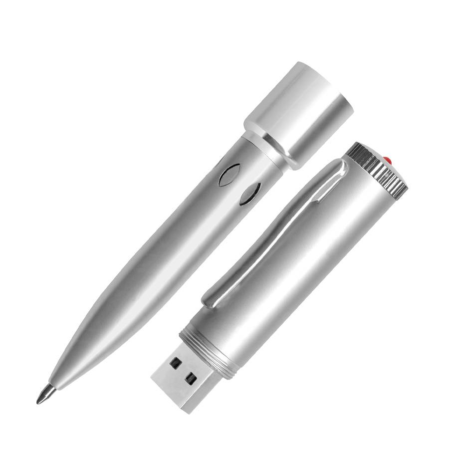 Regalo corporativo USB Bolígrafo Metálico Pendrive 32GB