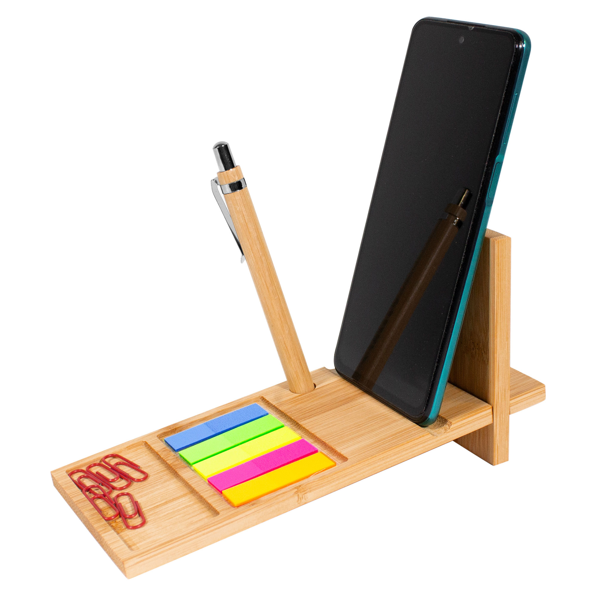 Regalo corporativo Organizador y soporte celular