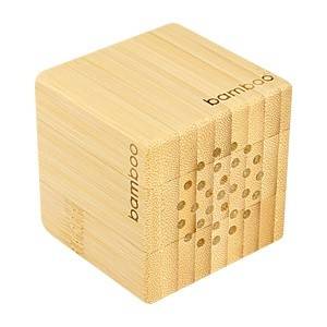 Regalo corporativo Parlante Bamboo Cubo
