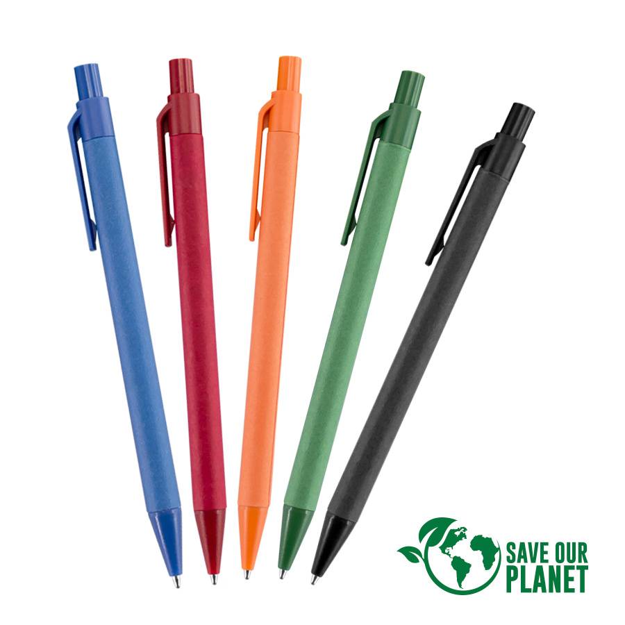 Regalo corporativo Boligrafo ecologico color