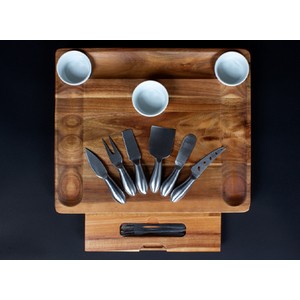 Tabla de Quesos con 12 Herramientas