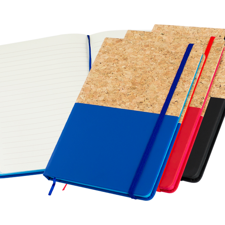 Regalo corporativo Cuaderno corcho color