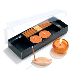 Regalo corporativo Set de Velas Naranjas