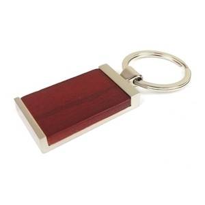 Regalo corporativo Llavero metal madera