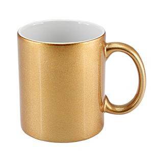 Regalo corporativo Tazon Ceramico Dorado